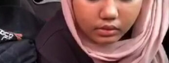 HIJAB Pink Ngokop Sotong Di Mobil