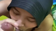 PACAR Hijab Rakus Nyedot Biji Sotong