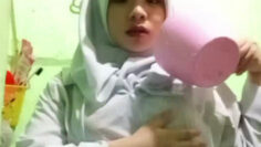 PELAJAR Hijab Horny Di Kamar mandi
